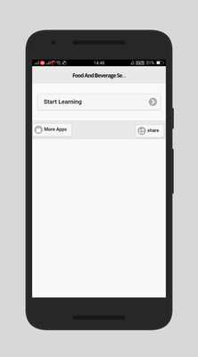 Emulate Android APK EBook For Food and Beverages Services