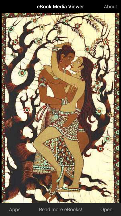 Emulate iPhone app eBook: Kamasutra using MyAndroid
