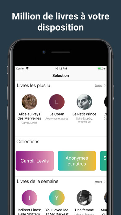 Emulate iPhone app EBook Libre - Illimité using MyAndroid Emulate iPhone app EBook Libre - Illimité using MyAndroid