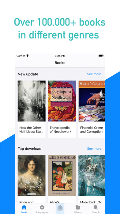Emulate iPhone app Ebook reader - Gutenberg using MyAndroid Emulate iPhone app Ebook reader - Gutenberg using MyAndroid