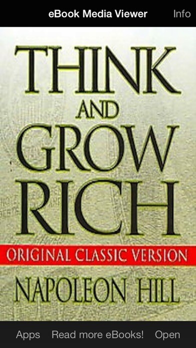 Emulate iPhone app eBook: Think and Grow Rich using MyAndroid Emulate iPhone app eBook: Think and Grow Rich using MyAndroid