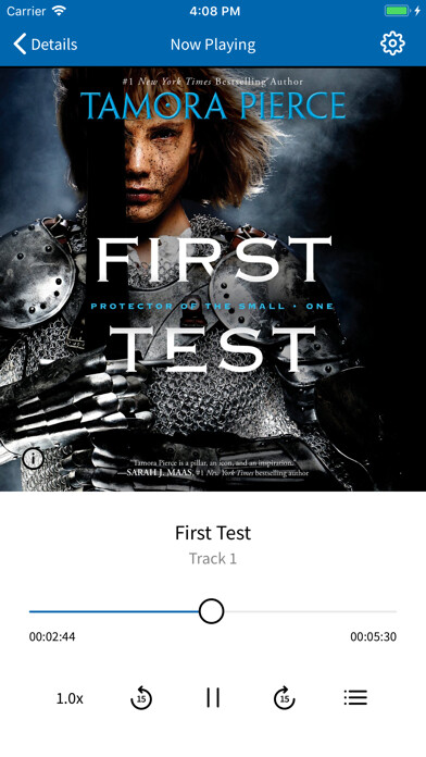 Emulate iPhone app EBSCO Audiobooks using MyAndroid