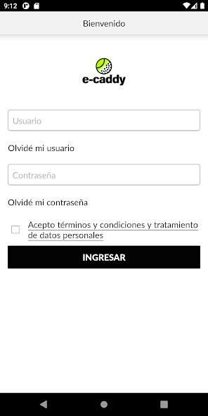Run android online APK e-caddy from MyAndroid or emulate e-caddy using MyAndroid