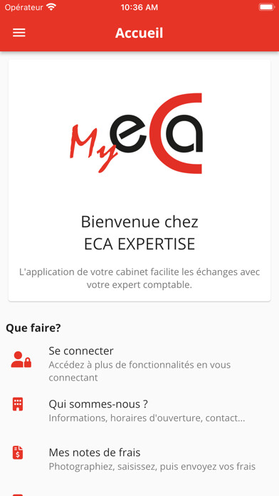 Emulate iPhone app ECA EXPERTISE using MyAndroid Emulate iPhone app ECA EXPERTISE using MyAndroid