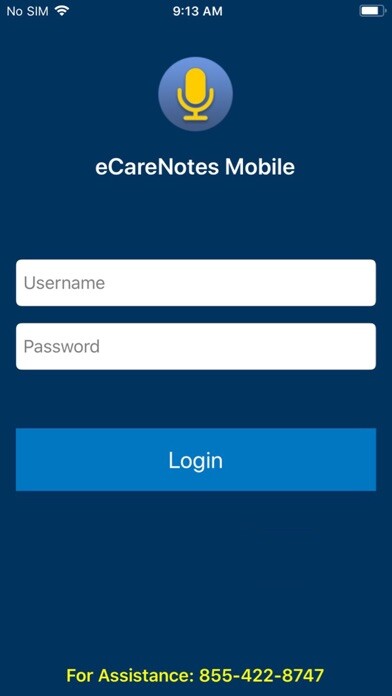 Emulate iPhone app eCareNotes Mobile using MyAndroid Emulate iPhone app eCareNotes Mobile using MyAndroid