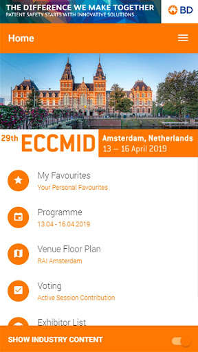 Run android online APK ECCMID 2019 from MyAndroid or emulate ECCMID 2019 using MyAndroid