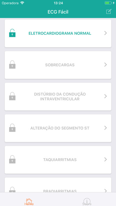 Emulate iPhone app ECG Fácil using MyAndroid