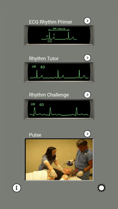 Emulate iPhone app ECG Rhythms and ACLS Cases using MyAndroid