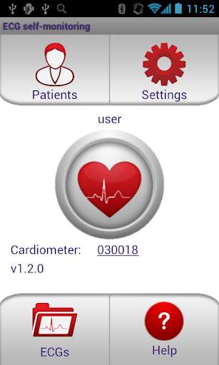 Emulate Android APK ECG Self-monitoring