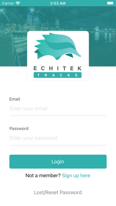 Emulate iPhone app Echitek Tracks using MyAndroid