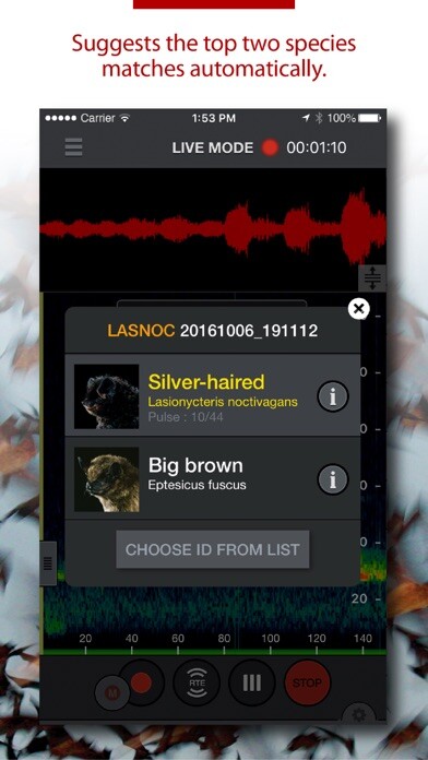 Emulate iPhone app Echo Meter Touch Bat Detector using MyAndroid Emulate iPhone app Echo Meter Touch Bat Detector using MyAndroid