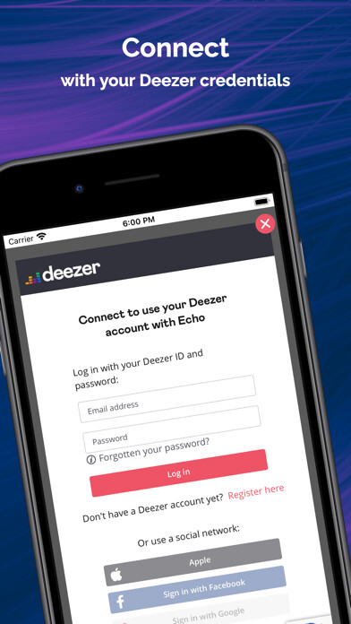 Emulate iPhone app Echo: Social Player for Deezer using MyAndroid Emulate iPhone app Echo: Social Player for Deezer using MyAndroid
