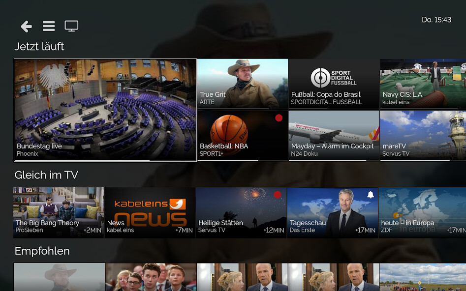 Run android online APK echtTV from MyAndroid or emulate echtTV using MyAndroid