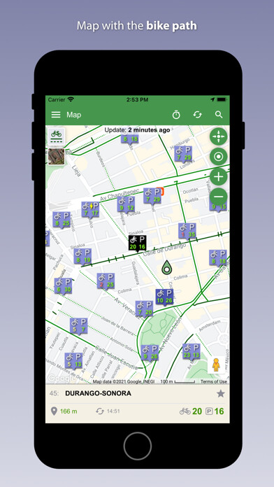 Emulate iPhone app Ecobici MX using MyAndroid