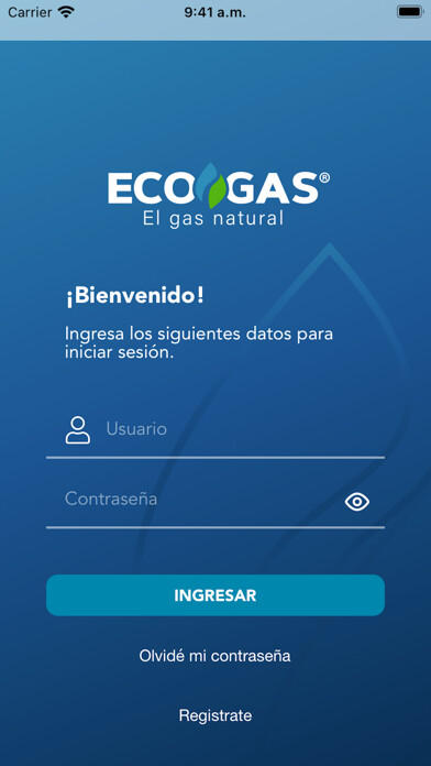 Emulate iPhone app ECOGAS using MyAndroid