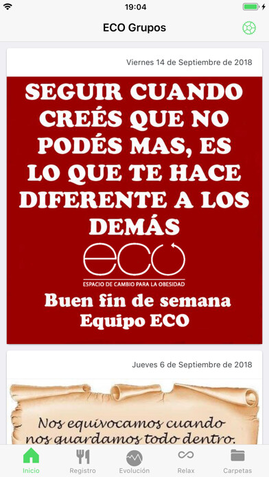 Emulate iPhone app ECO Grupos using MyAndroid Emulate iPhone app ECO Grupos using MyAndroid
