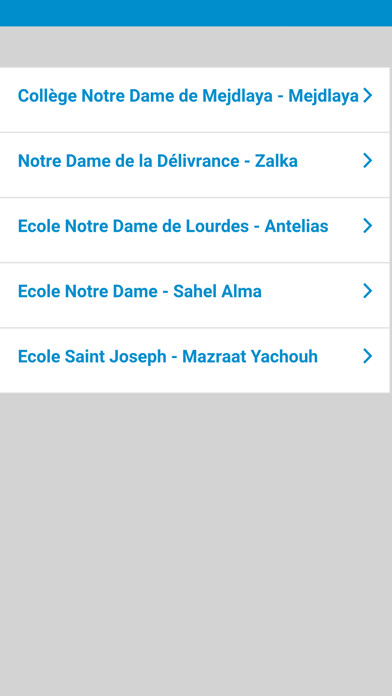 Emulate iPhone app Ecoles SFM using MyAndroid