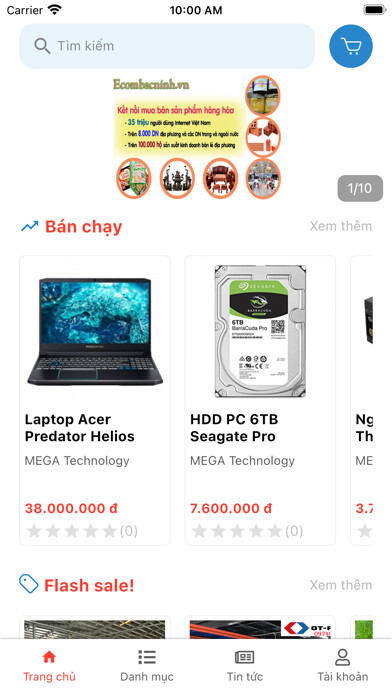 Emulate iPhone app Ecom B?c Ninh using MyAndroid Emulate iPhone app Ecom B?c Ninh using MyAndroid