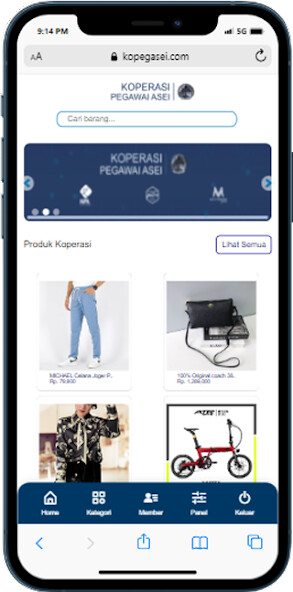 Run android online APK E-Commerce KPA from MyAndroid or emulate E-Commerce KPA using MyAndroid