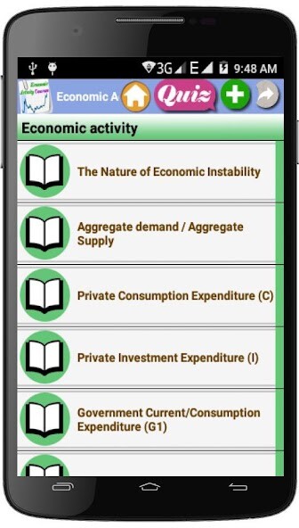 Run android online APK Economic Activity Courses from MyAndroid or emulate Economic Activity Courses using MyAndroid