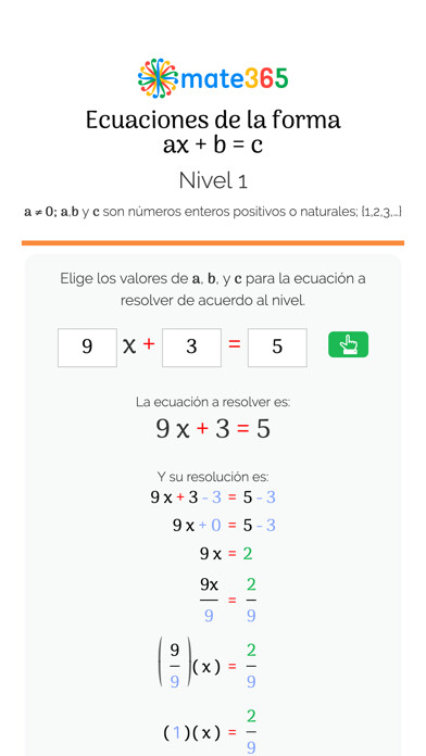 Emulate iPhone app Ecs. ax+b=c using MyAndroid Emulate iPhone app Ecs. ax+b=c using MyAndroid