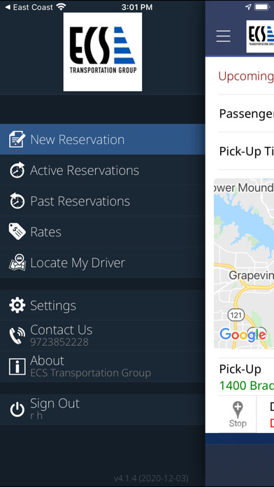 Emulate iPhone app ECS Transportation Group using MyAndroid Emulate iPhone app ECS Transportation Group using MyAndroid