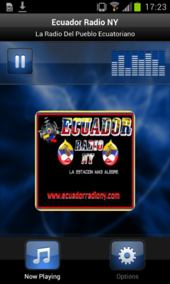 Emulate Android APK Ecuador Radio NY