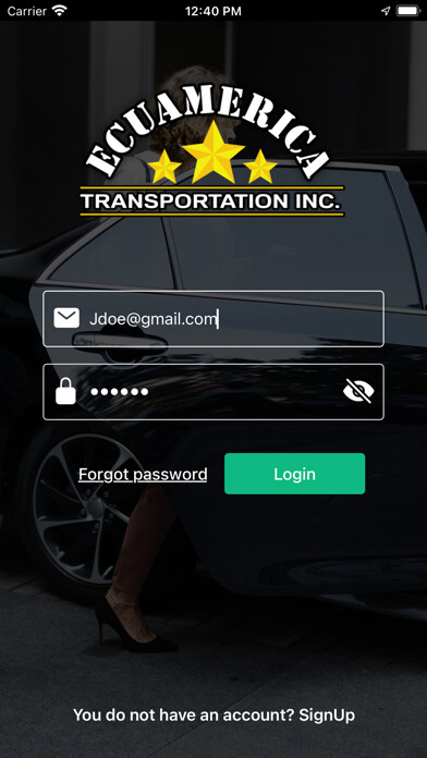 Emulate iPhone app Ecuamerica Driver using MyAndroid