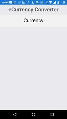 Emulate Android APK eCurrency Converter 2016
