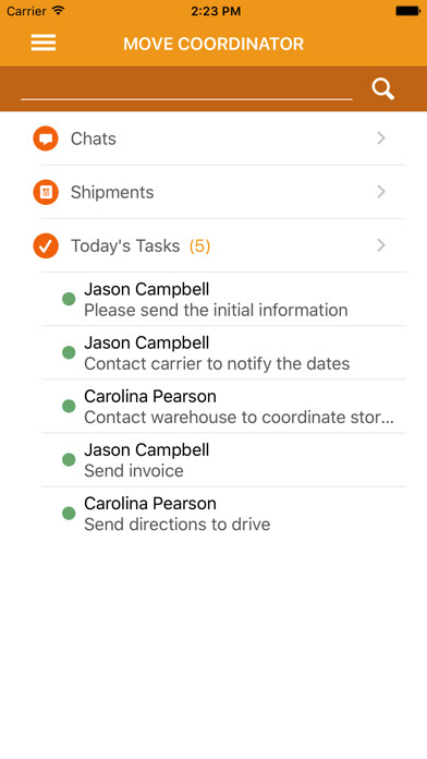 Emulate iPhone app EDC-MoveStar® Mobile using MyAndroid