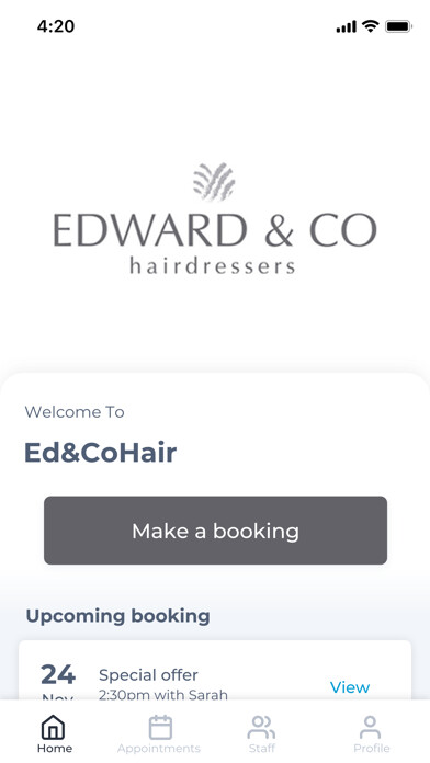 Emulate iPhone app Ed&CoHair using MyAndroid Emulate iPhone app Ed&CoHair using MyAndroid
