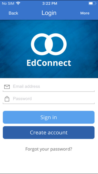 Emulate iPhone app EdConnect app using MyAndroid