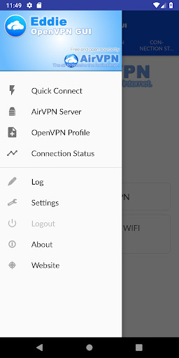Emulate Android APK Eddie - AirVPN official OpenVPN GUI Emulate Android APK Eddie - AirVPN official OpenVPN GUI
