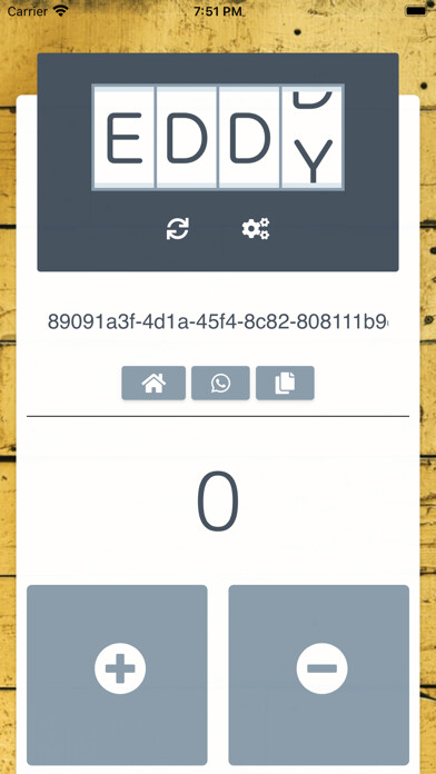 Emulate iPhone app Eddy - Shared People Counter using MyAndroid Emulate iPhone app Eddy - Shared People Counter using MyAndroid