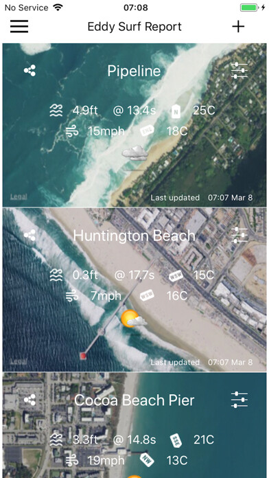 Emulate iPhone app Eddy Surf Report Wave Forecast using MyAndroid Emulate iPhone app Eddy Surf Report Wave Forecast using MyAndroid