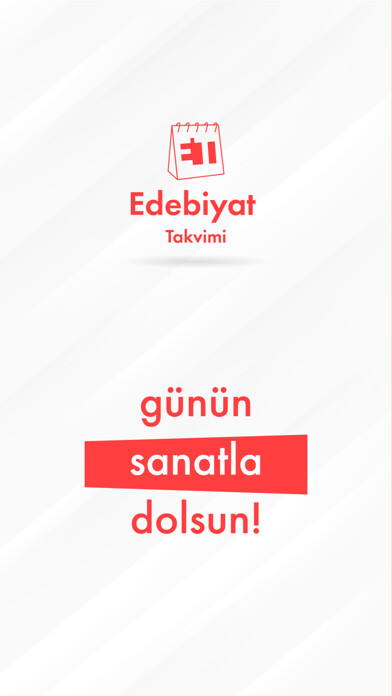 Emulate iPhone app Edebiyat Takvimi Sanat Seçkisi using MyAndroid