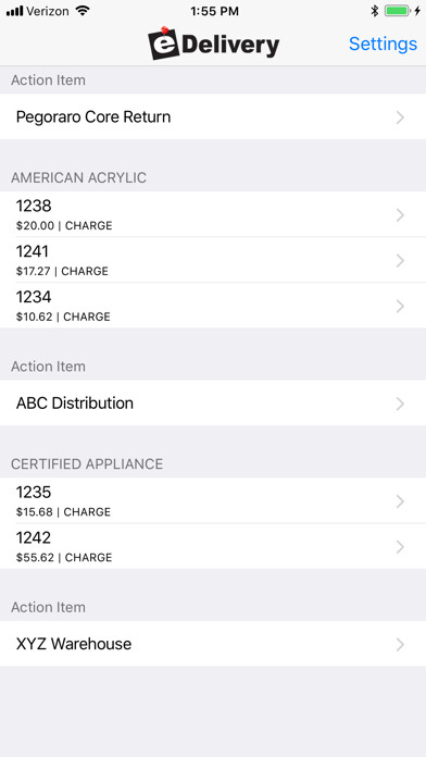 Emulate iPhone app eDelivery Signature Capture using MyAndroid