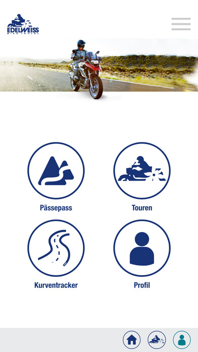 Emulate iPhone app Edelweiss Bike Travel using MyAndroid