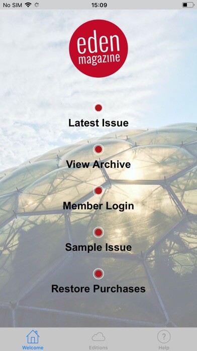 Emulate iPhone app Eden Magazine using MyAndroid