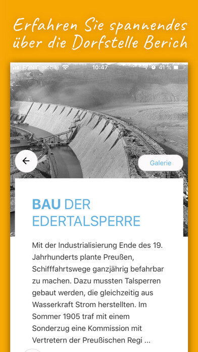 Emulate iPhone app Edersee-Atlantis using MyAndroid