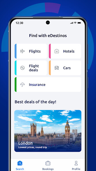 Run android online APK eDestinos - Flights  Hotels from MyAndroid or emulate eDestinos - Flights  Hotels using MyAndroid