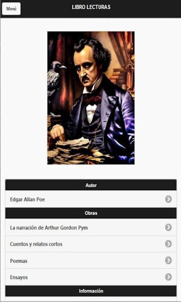 Run android online APK Edgar Allan Poe cuentos poemas from MyAndroid or emulate Edgar Allan Poe cuentos poemas using MyAndroid Run android online APK Edgar Allan Poe cuentos poemas from MyAndroid or emulate Edgar Allan Poe cuentos poemas using MyAndroid