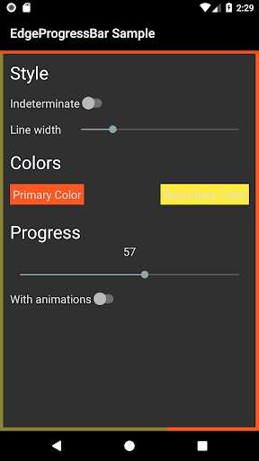 Run android online APK EdgeProgressBar Sample from MyAndroid or emulate EdgeProgressBar Sample using MyAndroid Run android online APK EdgeProgressBar Sample from MyAndroid or emulate EdgeProgressBar Sample using MyAndroid
