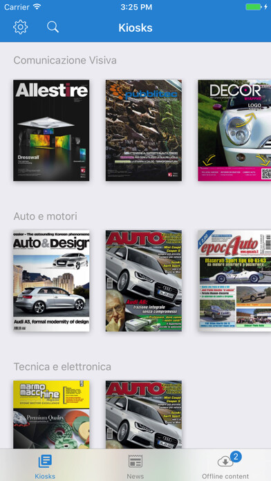 Emulate Android APK e-dicola - kiosk for magazines