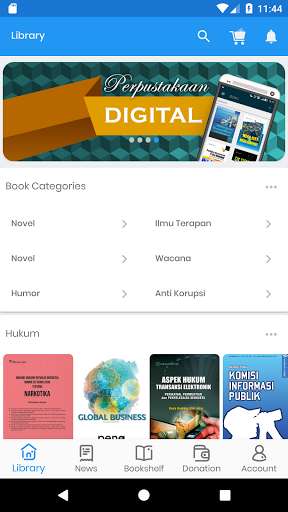 Run android online APK E-Digital Library of SMP Negeri 33 Palembang from MyAndroid or emulate E-Digital Library of SMP Negeri 33 Palembang using MyAndroid