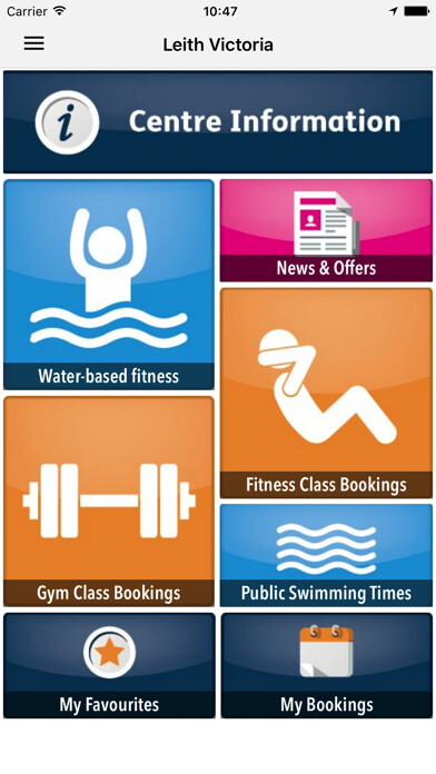 Emulate iPhone app Edinburgh Leisure using MyAndroid Emulate iPhone app Edinburgh Leisure using MyAndroid
