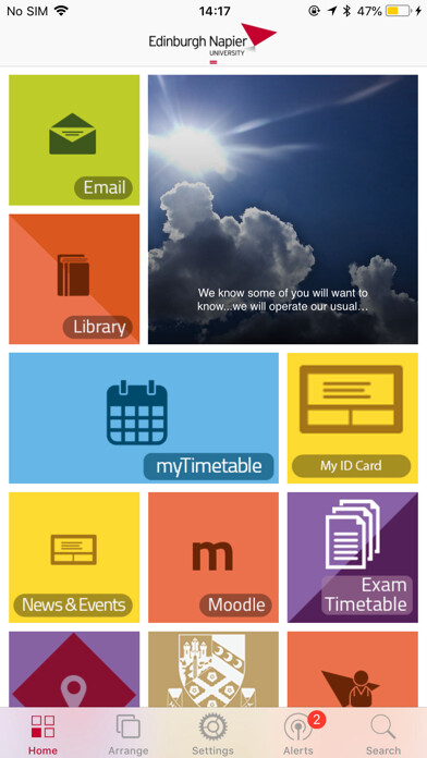 Run android online APK Edinburgh Napier University from MyAndroid or emulate Edinburgh Napier University using MyAndroid