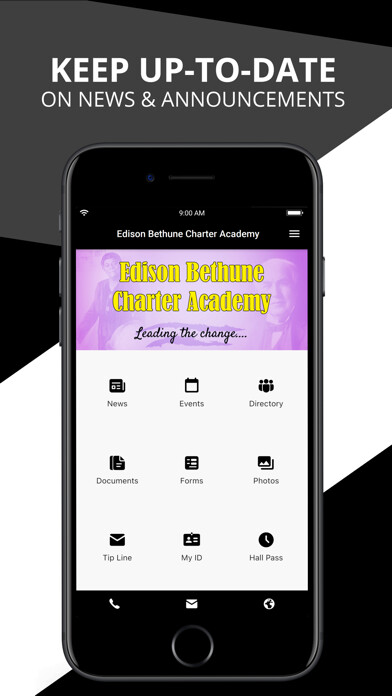 Emulate iPhone app Edison Bethune Charter Academy using MyAndroid