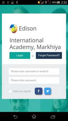 Emulate Android APK Edison School ,Markhiya