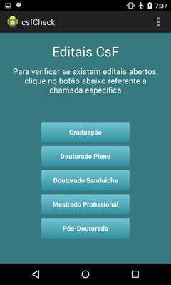 Emulate Android APK Editais CsF Emulate Android APK Editais CsF